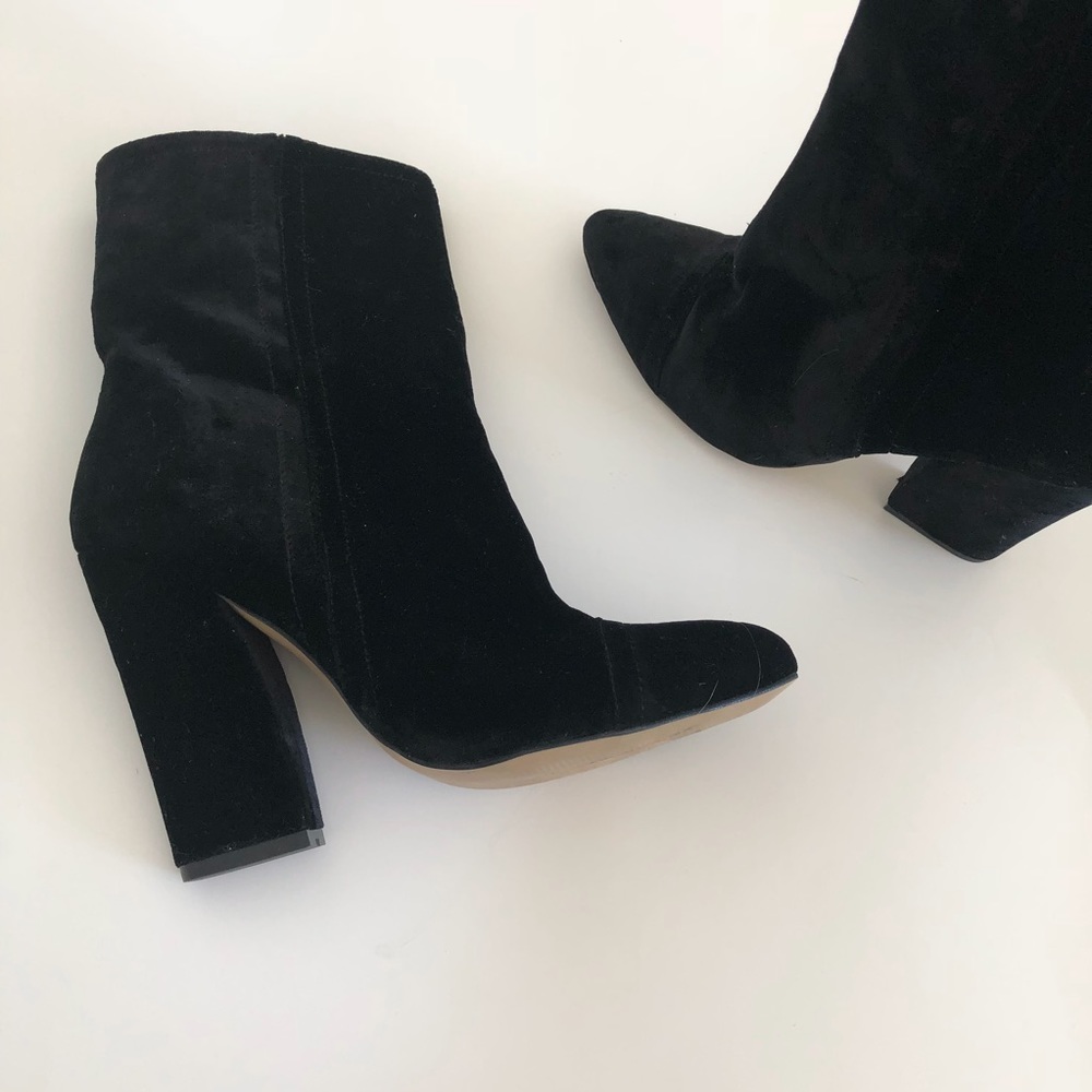 Shellys London Tater Velvet Boot - Picture 5 of 6